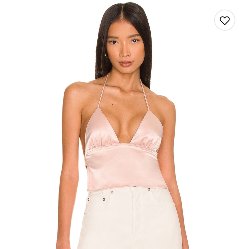 Revolve More to Come Alana Halter Top in Blush
